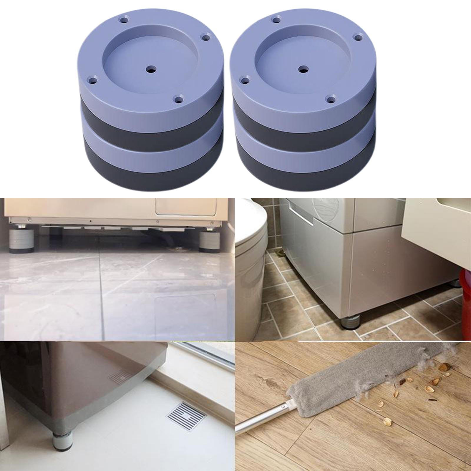 4 шт. Амортизирующие виброгасящие ножки-подкладки Противоскользящий коврик для стиральной машины/сушилки для холодильников 1.5cm