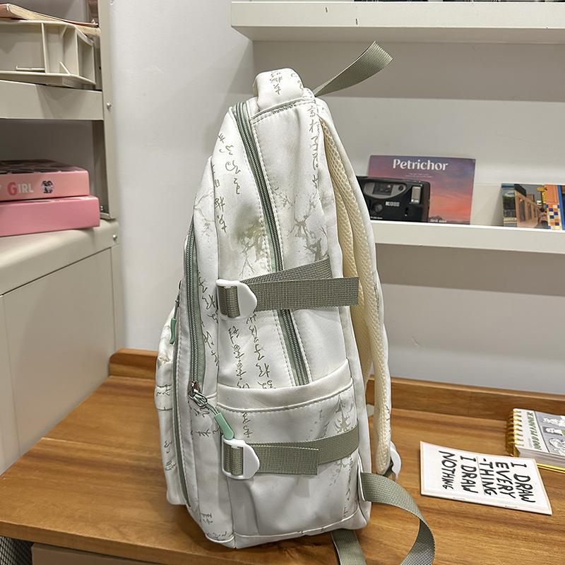 Student Print Schoolbag Women Computer Travel Backpack Junior High School Student Backpack