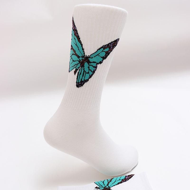 

Женские спортивные хлопковые носки средней длины с бабочками Spring Street 1 pair