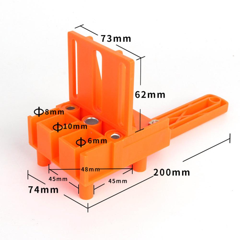 Adjustable Drill Holes Self Centering Doweling Jig Woodworking Hole Punch