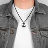 Edelstahl Meer Anker Sailor Mann Männer Halsketten Kette Anhänger Punk Rock Hip Hop Einzigartige für Männliche Junge Mode Schmuck geschenk