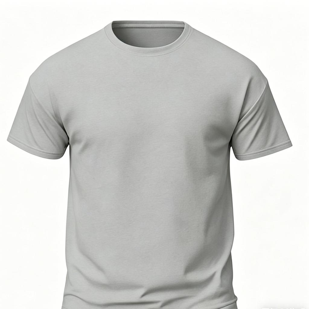 Men's Summer Basic Solid Color Short Sleeve! Heavyweight Cotton Loose Crewneck T-Shirt, Multi-Color Versatile Base Layer Casual Top