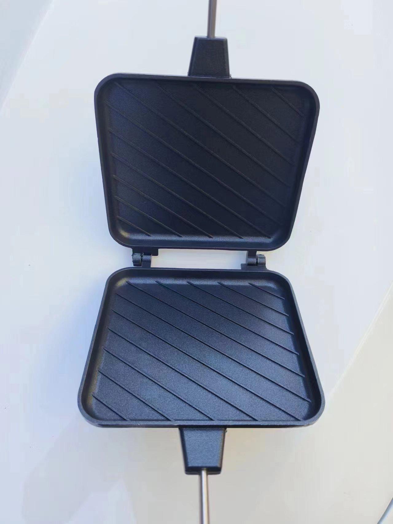 

Двусторонняя антипригарная разъемная форма для сэндвичей чёрный