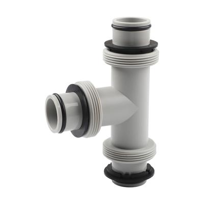 Steckeradapter UV-Beständigkeit Doppel-Split Poolpumpen Gummi-O-Ringe T-Verbinder Für T-Stück T-Verbindung Poolteil Neu