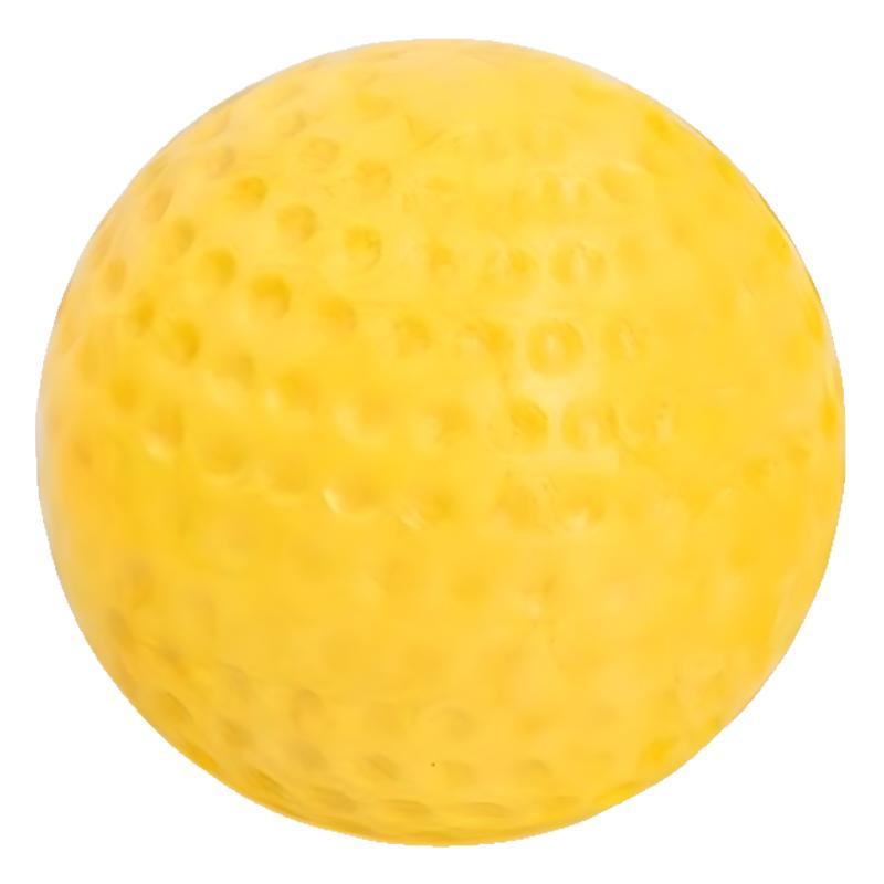 Practice Golf Balls 10Pcs Yellow Soft PU No Scuff Balls for Indoor Outdoor Backyard Training Sessions