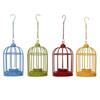 Set of 4 Iron Cage Shaped Hanging Tea Light Candle Holders | Tealight Holder | T Light Candle Holders | Diwali Christmas Decorations Items