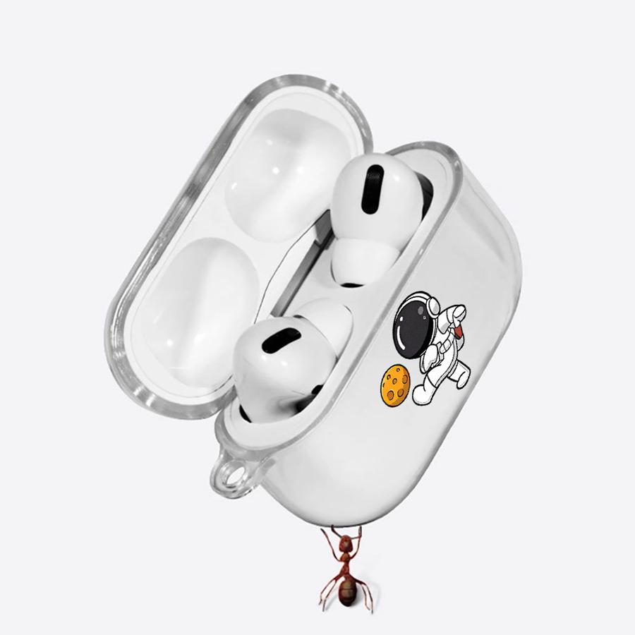Astronauts In Space Clear Earphone Cases Cover Case For Airpods Pro 1 Pro2 3 2 Pro3 4