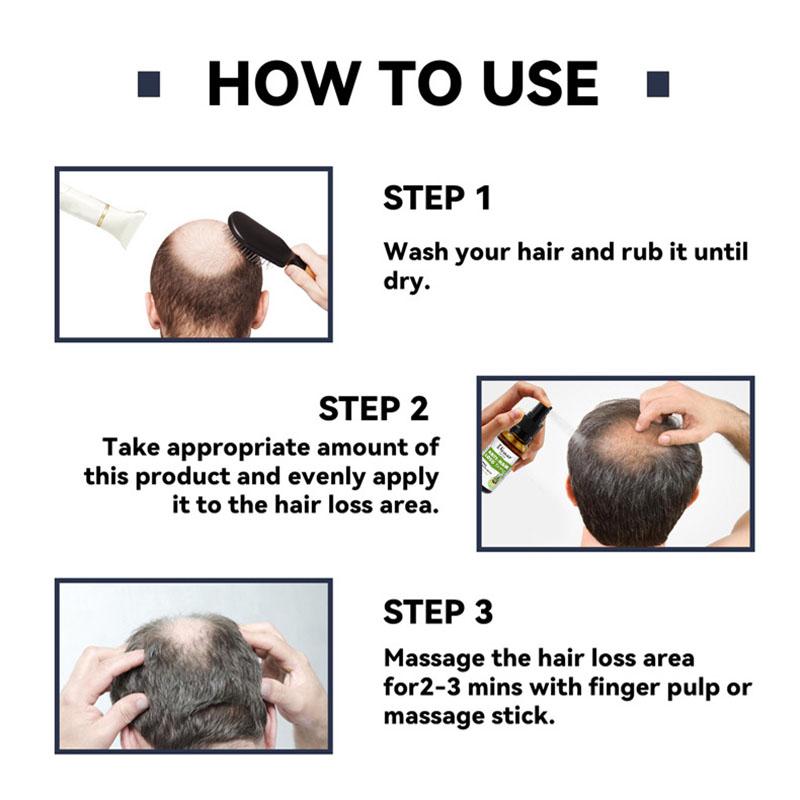 Hair Growth Fluid Spray Nourishing Thick Anti-Hair Loss Treatment Anti-stripping Spray
