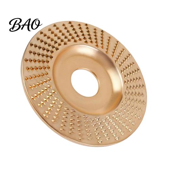 Polishing Sanding Disc Wood Grinding Set for Angle Grinder, Carbon Steel Disc, DIY Compatible Grinder Woodworking Durable 4" And 4.5"