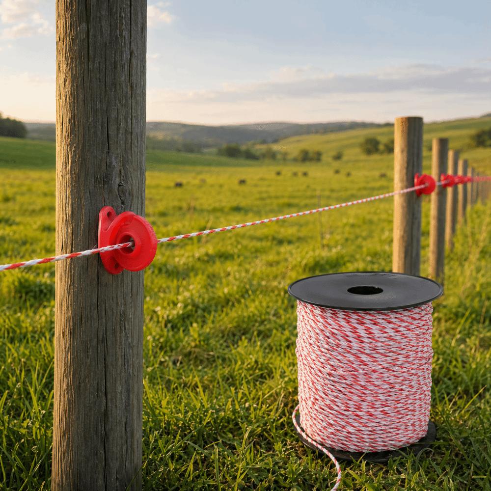 500m Length Electric Fence Power Wire Durable Electronic Fence Rope Garden