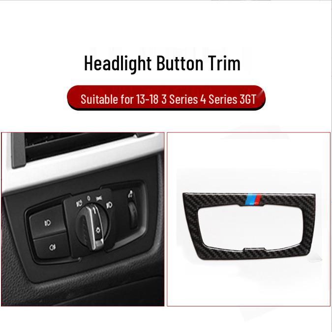 BMW řady 3 & 4 F30, 316i, 320li GT Karbonový interiérový kryt konzoly