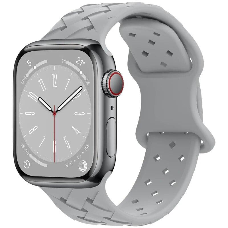 Silikonový řemínek pro řemínek Apple Watch 44 mm 45 mm 49 mm 42 mm 41 mm 40 mm 38 mm řemínek k hodinkám Apple Watch Náramek iwatch Series 3 4 5 6 7 8 9 SE Ultra2