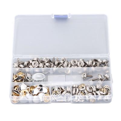 150 STÜCKE Canvas Druckknopf-Set Werkzeug Edelstahl Bootsplane Druckknöpfe Knopfschrauben für Bootsabdeckungen Planen Zelte Markisen