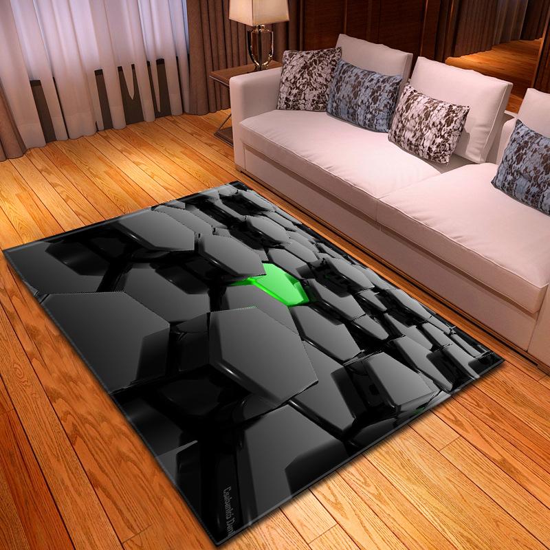 Creative 3D Lego Living Room Carpet Bedroom Dining Room Floor Mat Dimensions
