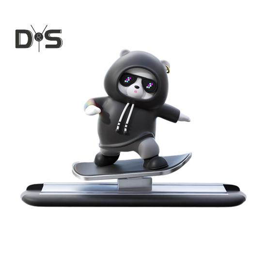 

Милые качающиеся медведи, украшения для автомобиля, приборной панели, домашнего офиса, стола, рождественские украшения, украшения для автомобиля, мотоцикла, грузовика чёрный