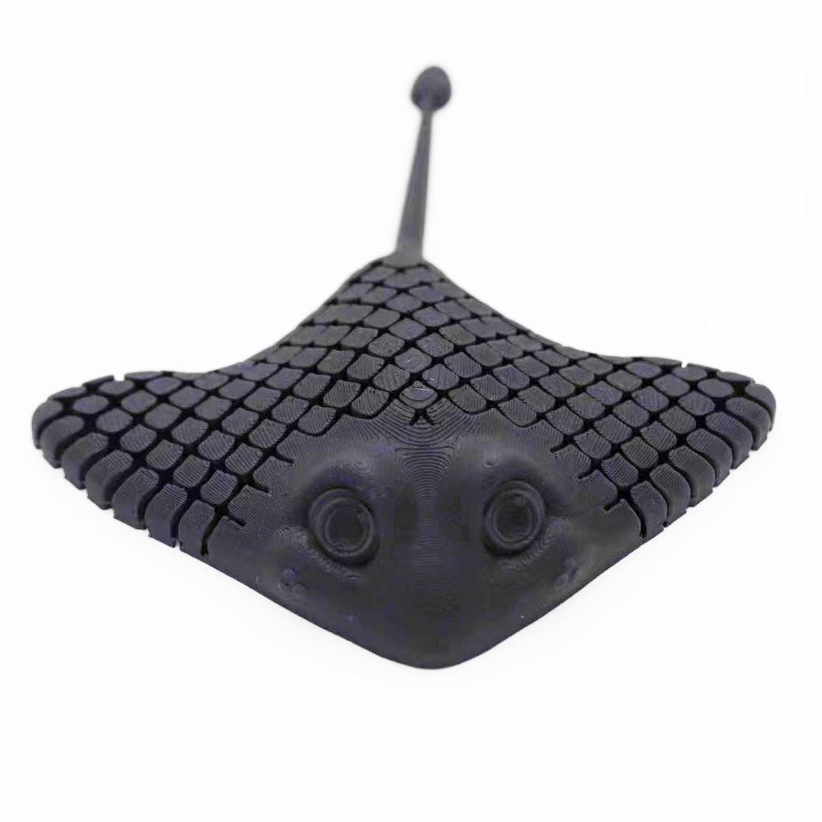 3D Printed Movable Manta Ray Toy Model - Cute DIY Animal Decompression Artifact for Children