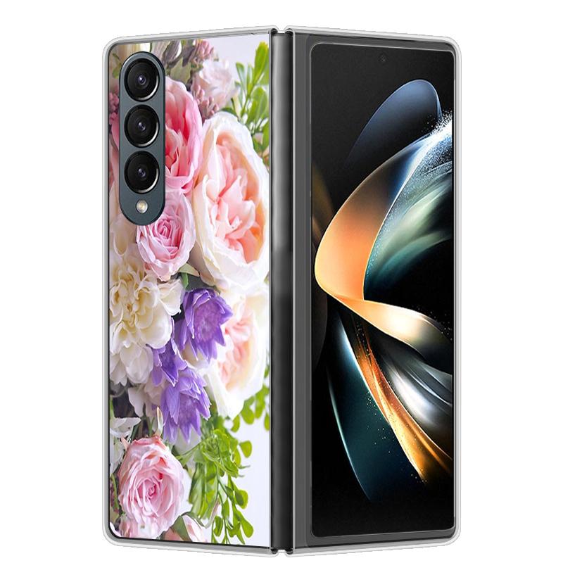 For Samsung Z Fold 4 Case ZFold 5 4 5G Hard Transparent Phone Cover For Samsung Galaxy Z Fold4 Fold5 Shockproof Bumper Fundas