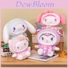 Adorable Sanrio Licensed Kuromi And Melody Plush Dolls Soft Cute Stuffed Animals For Kids