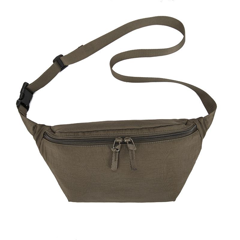 Japanese Breast Bag Women'S Fashion Summer Leisure Simple Messenger Bag Sports Couple Small Bag Versatile Hong Kong Style Fanny Pack Men