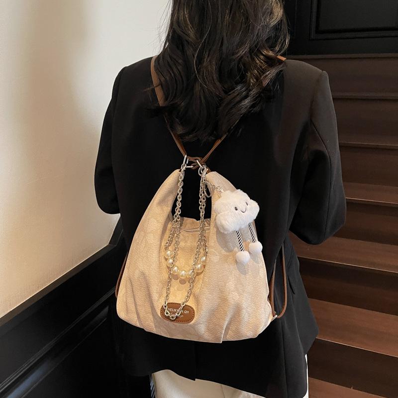 Multifunctional Messenger Bag Women's 2025 New Backpack, High-end Single Shoulder Large-capacity Tote Bag
