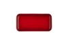 Le Creuset Léger Rectangular Plate, 25cm, Cherry Red, Heat and Cold Resistant, Microwave, Oven, and Dishwasher Safe, Ideal for Grilled Fish and