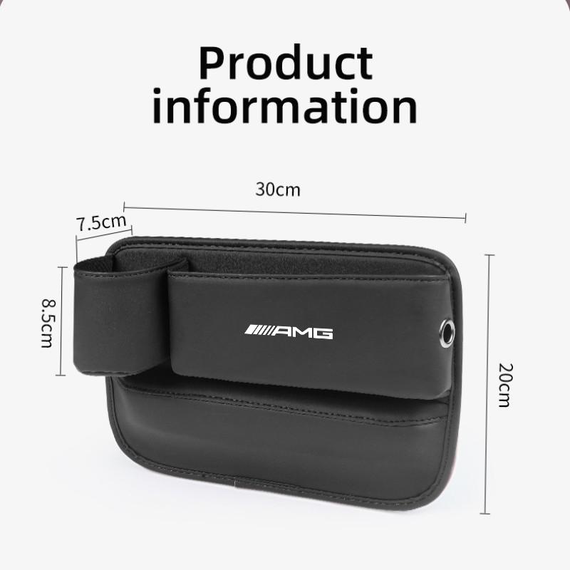 Car Seat Gap Organizer Storage Box Key Card Cup Phone Holder For AMG A B C E S G Class A180 CLK CLA GLE GLC W212 C200