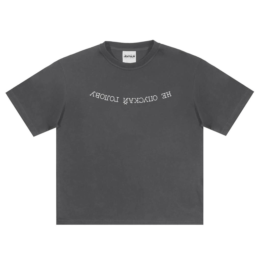Harajuku Oversized Mens Tshirt Cotton Y2k Streetwear Hip Hop Korean Vintage Letter Printed Short Sleeve Tops Aesthetic Clothing
