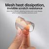 Ultra-thin Slim Invisible Full-cover Integrated Dustproof Net for IPhone 17Pro Max17Pro Mesh Heat-dissipation Metal Base Sticker