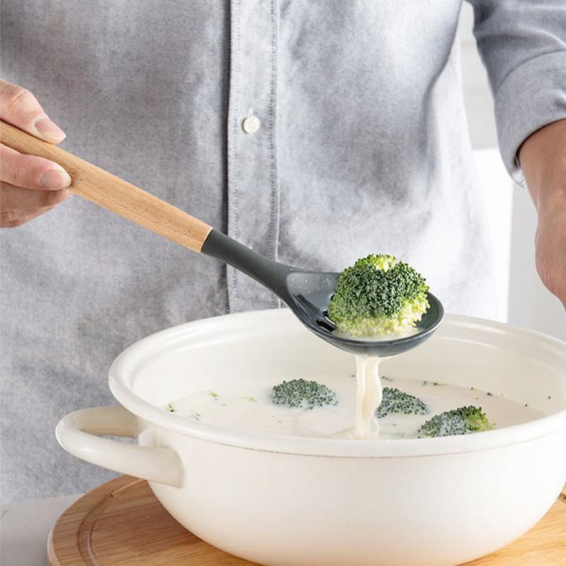 11Pcs Silicone Cooking Utensils Set Kitchenware Kitchen Heat Resistant Non-Stick Cooking Utensils Baking Tools with Storage Box