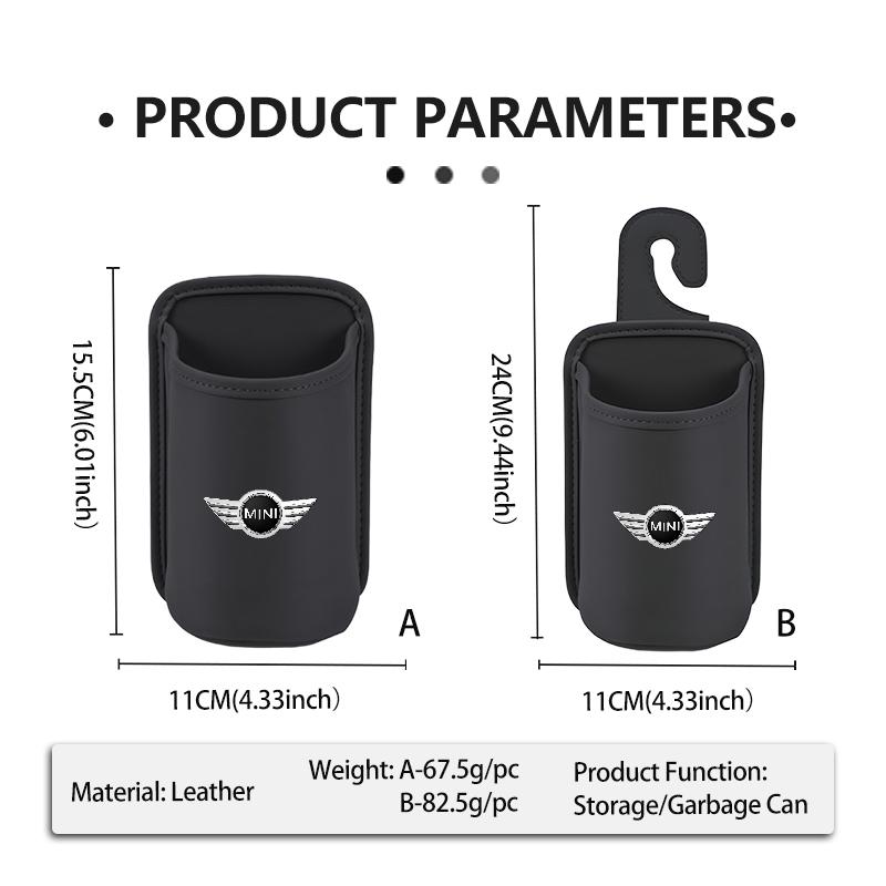Car Back Seat Cup Holder Multifunctional Hanging Mount Drink Storage Organizer Holders For MINI Countryman Paceman R56 R50 R53 dymfu11