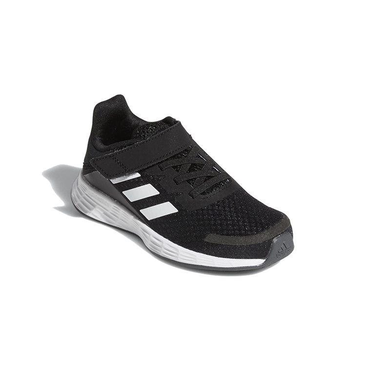 adidas Duramo Sl Breathable Low Top Running Shoes Black White Children Aged 3 7 Years Old FX7314
