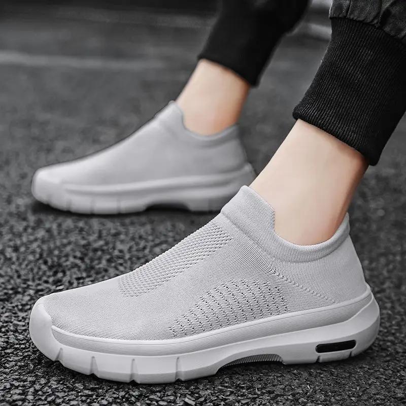Fashion Running Minimalist Male Sports Shoes High-top Low Price Summer Sale Outdoor Wide Walking Comfortable Gym Men's Casual Sneakers