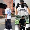 Premium Baumwolle Grafik T-Shirt Unisex Oversized Streetwear T-Shirt Lässiges Kurzarm