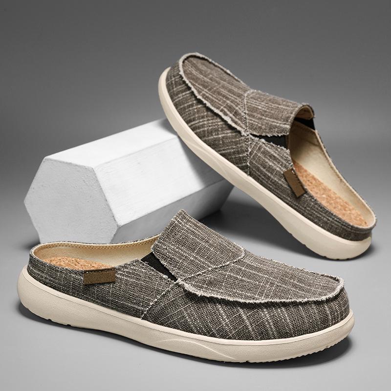 "Pantofole chiuse leggere casual da uomo transfrontaliere - Scarpe da guida estive resistenti all'usura"