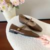 Retro Low-heeled Soft-soled Mary Jane Shoes for Women's Spring and Summer New with Skirts, Small Square Head, Gentle Wind, Evening Single Shoes