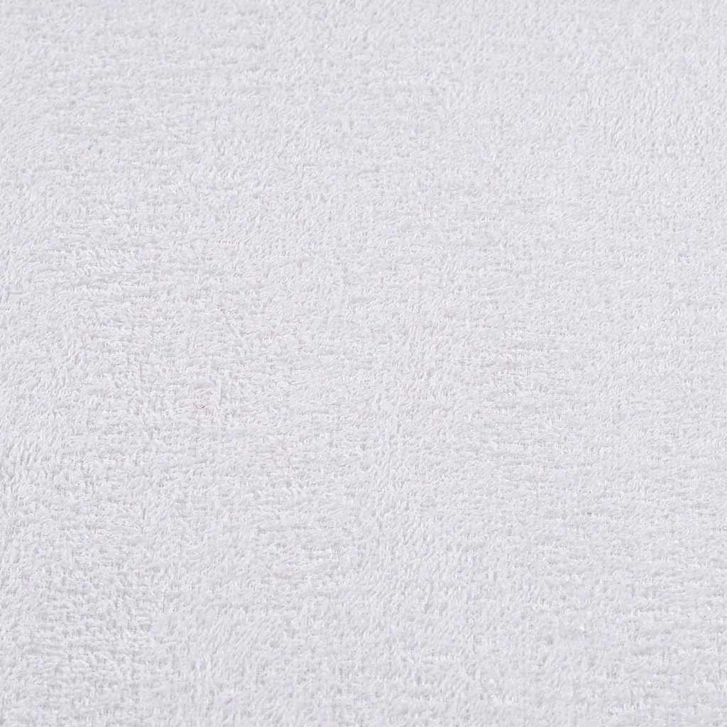 Vidaxl Ręczniki Kąpielowe, 2 Szt., Białe, 100X150 Cm, Bawełna 100%