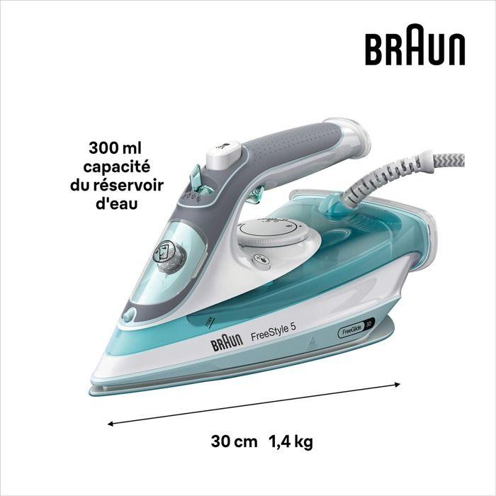 Fer à vapeur céramique – braun – texstyle – 2700 w