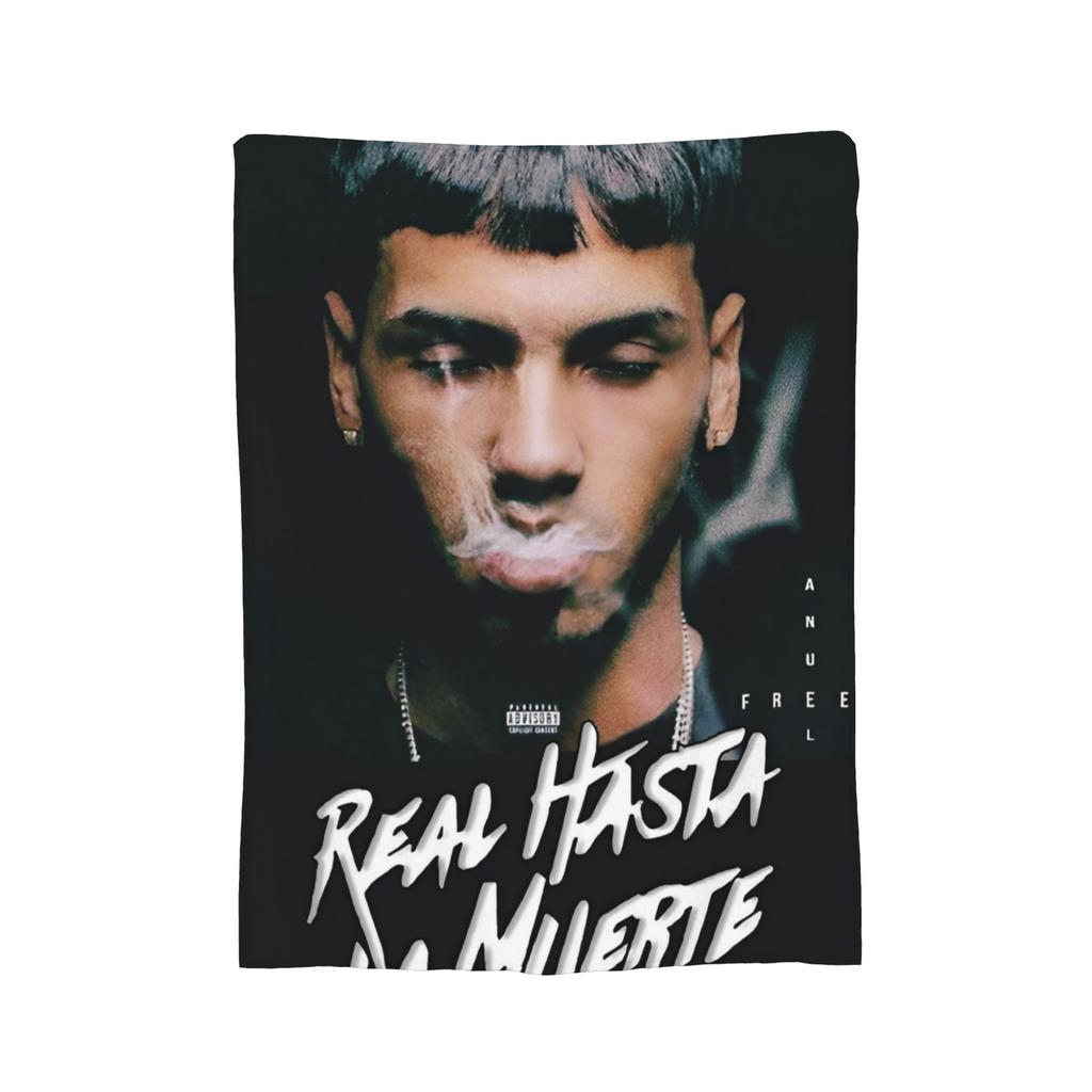 Anuel AA Rapper Hip Hop Singer Blanket Fleece  Winter  Breathable Lightweight Thin Throw Blankets for Bedding Couch Bedspread
