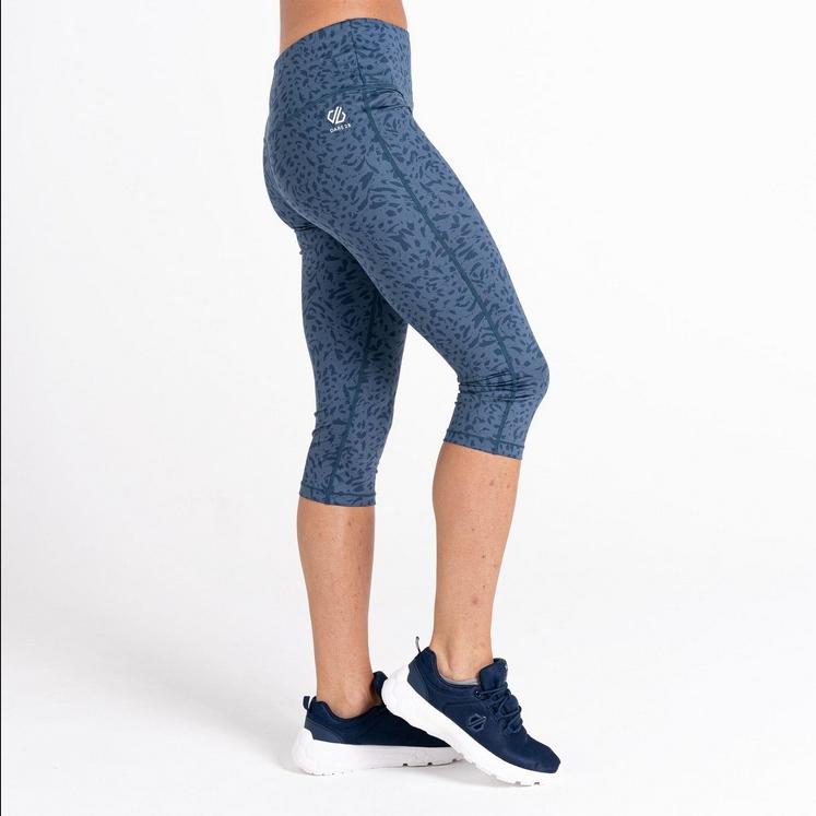 H4724 Dare2B Influential 3/4 Women'S 3/4 Sport Leggings Xxs