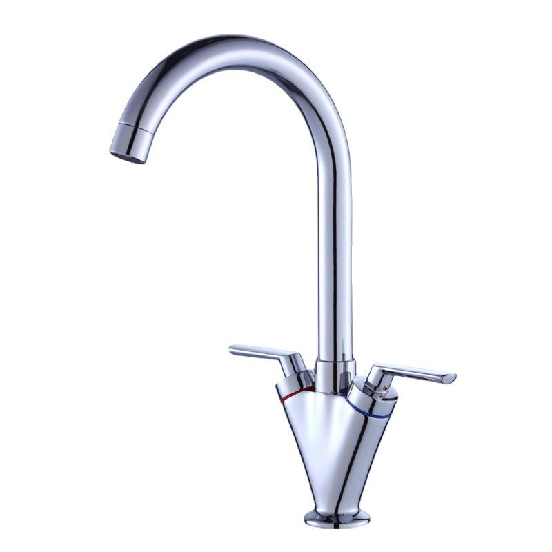 Pull Out Kitchen Sink Faucet 360 Rotate Shower/Stream Sprayer Head Mixer Hot and Cold Water Tap Deck Mounted