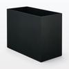 MUJI Polypropylene File Standard A4 Dark 15cm W x 32cm D x 24cm 83364694 Box, Type, Wide, Size, Gray, Approx. H,