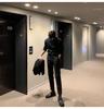 Men's Korean Style Loose Fit Knit High-Neck Long Sleeve Sweater for Autumn and Winter