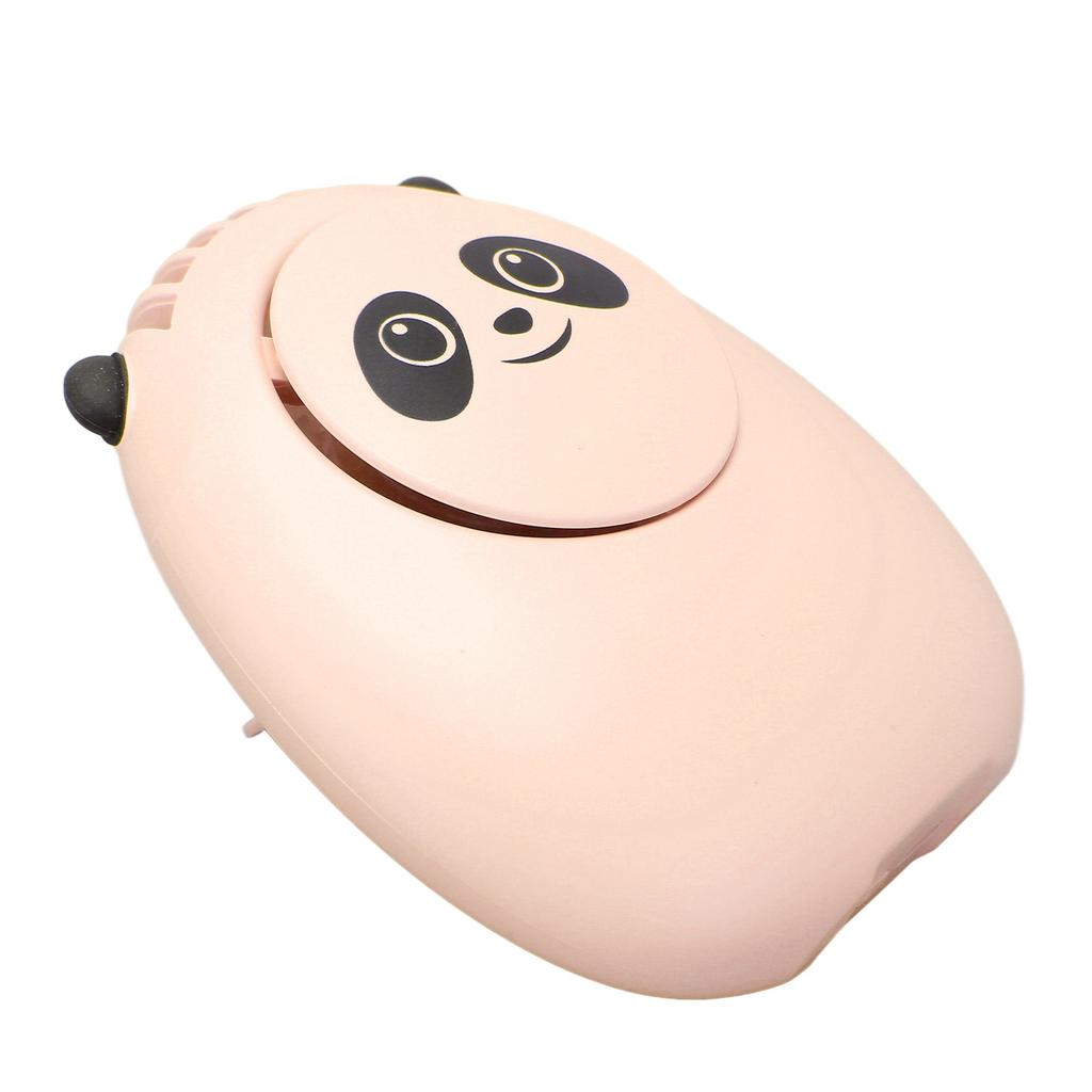 Portable Neck Fan with Adjustable Lanyard Bracket USB Rechargeable Hands Free 3 Wind Speed Mini Hanging Neck Fan for