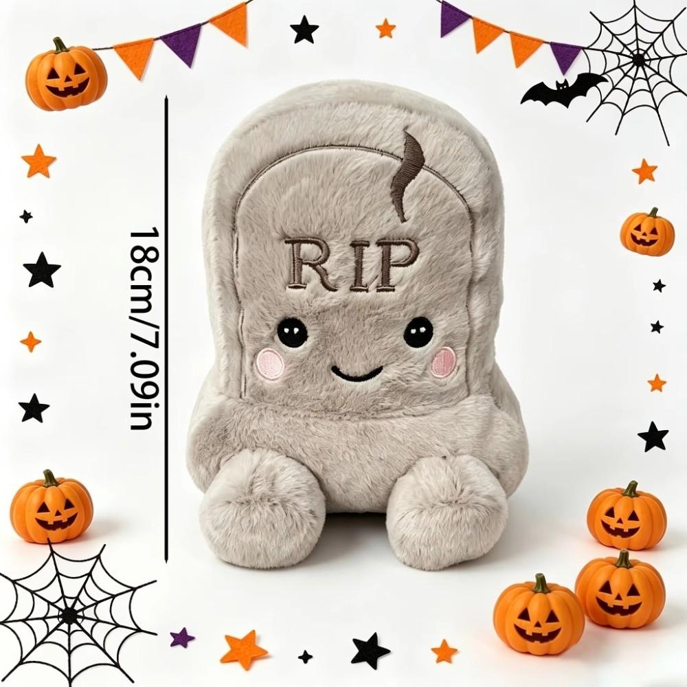 18cm Grave Stuffed Doll Soft Stuffed Doll Pillow Scary Halloween Plush Toy Gift Giving