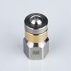 Rotating nozzle N11 (3 holes at the back), for cleaning sewers with a 1/4F hose for a pressure washer
