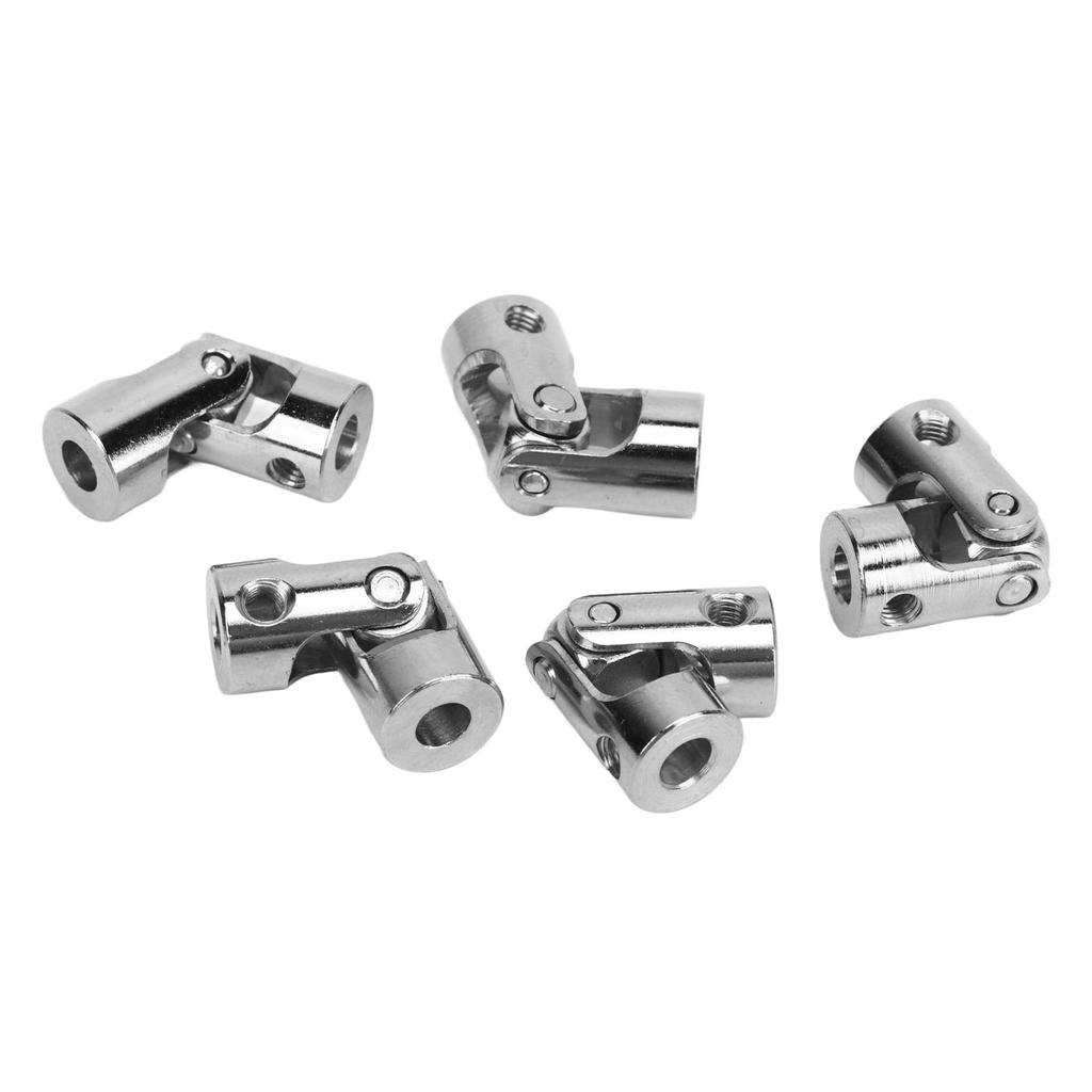 5Pcs Universal Joint Shaft Coupling 2 Stage Rotatable for RC Car Boat Motor Automotive Replacement