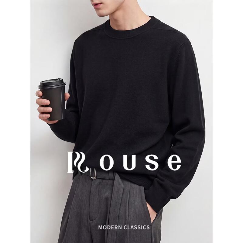 Lords Men's Heavyweight Wool-Blend Crewneck Sweater