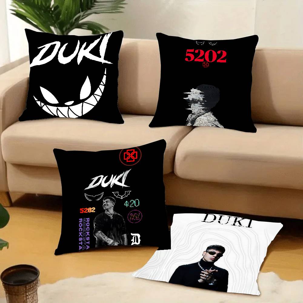 1PC Rapper D-Duki Pillow Case Square  Bedroom Sofa Leisure Comfort Cushion Car Home Decoration