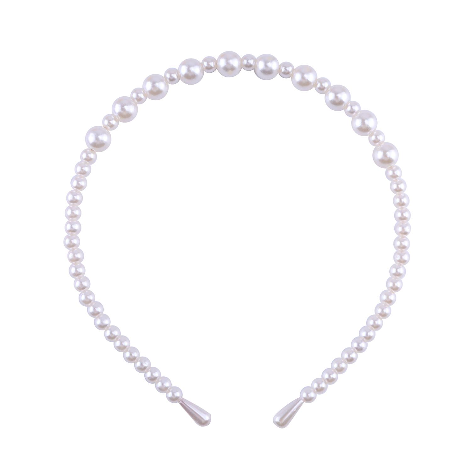 

Белые повязки для волос из искусственного жемчуга, винтажные, для свадебной вечеринки, для невесты, обруч для волос с жемчугом, ободки для волос для женщин, девушек