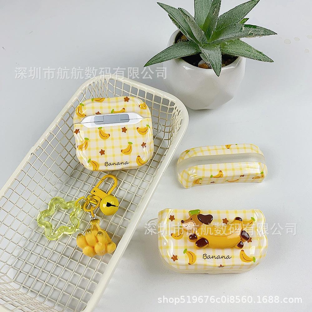 Stereo Banana Dog for AirPods 1 Apple Bluetooth Wireless 1/1 Generation Airpodspro1 Earphone Cover Cute